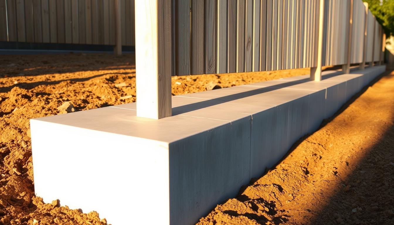 jaki fundament pod ogrodzenie joniec